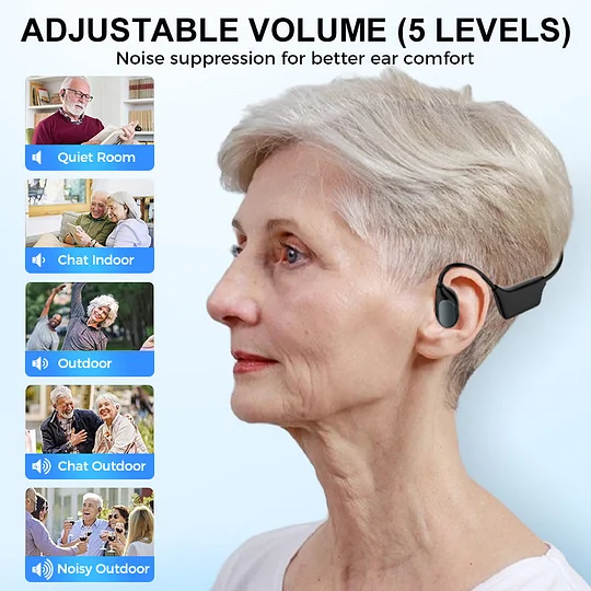 🔥🔥Final 3 Hours: 70% OFF🏆 Limited-Time Offer – Don’t Miss This Deal🔥Pryxo Bone Conduction Smart Hearing Aids